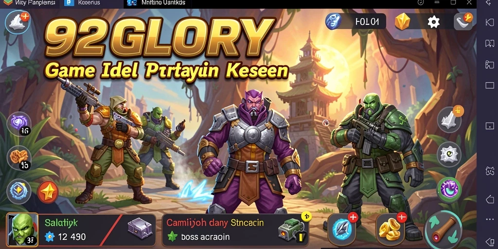 Tampilan gameplay 92GLORY yang menawan dan menarik perhatian.