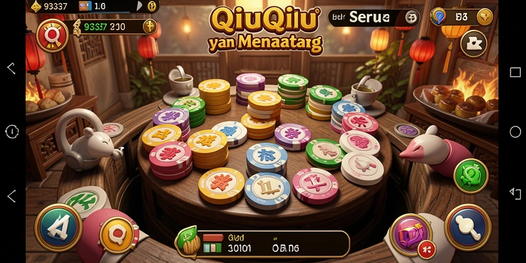 Tangkapan layar menarik dari gameplay QiuQiu di 93337.