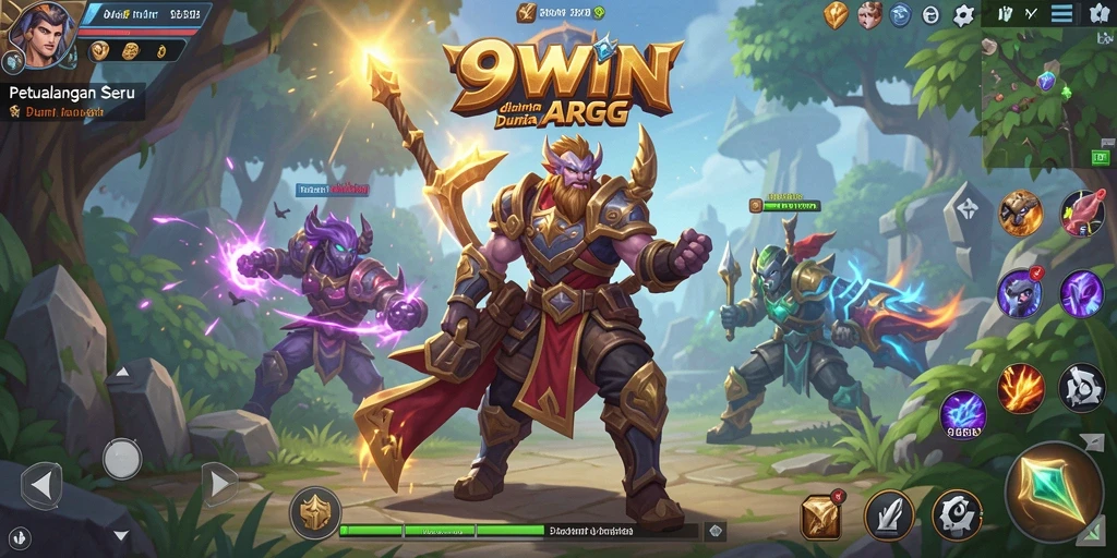 Tampilan gameplay seru dan menegangkan di 9WIN.