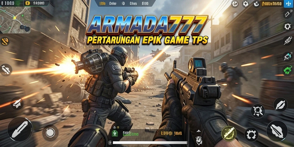 Tampilan intens pertempuran dalam ARMADA777 dengan aksi yang mendebarkan.