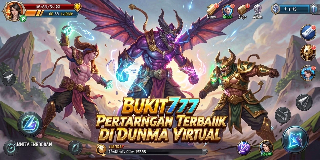 Gameplay BUKIT777 yang intens dalam pertarungan seru.