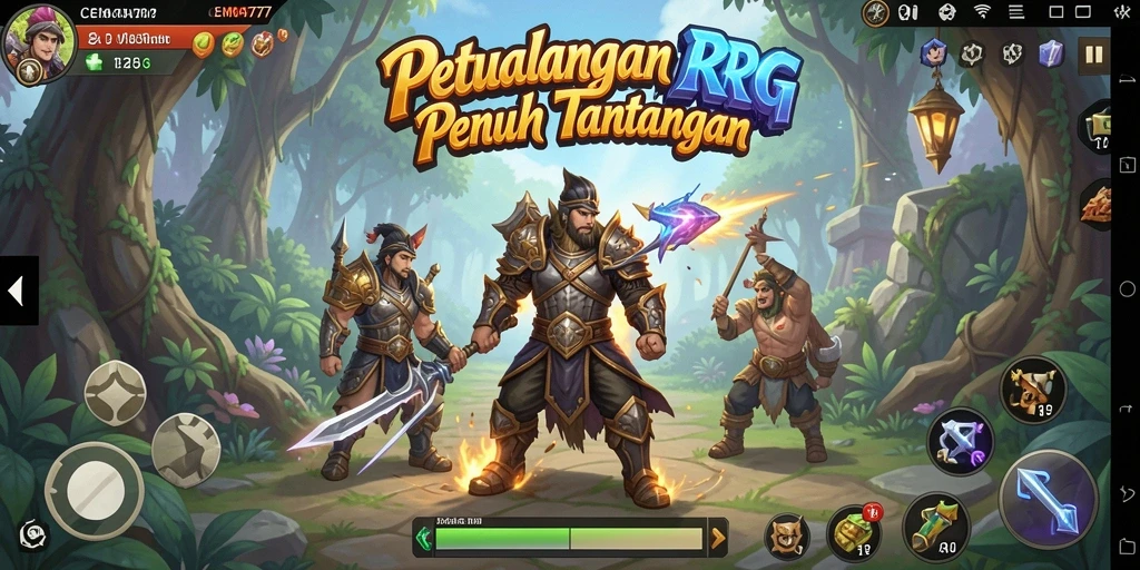 Screenshot CEMARA777 menampilkan aksi pertempuran yang mendebarkan.