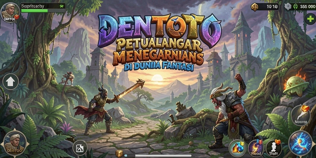 Screenshot dari gameplay DENTOTO yang penuh aksi dan petualangan.