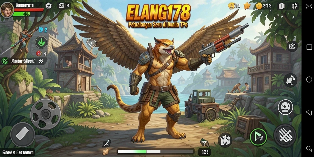 Tampilan gameplay seru dan mendebarkan di ELANG178.