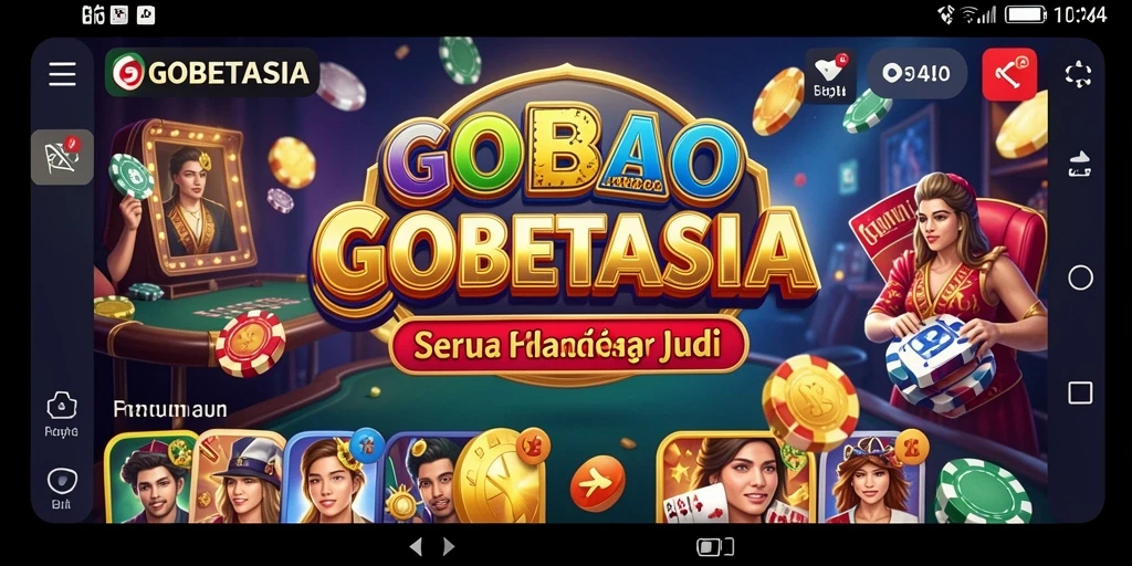 Screenshot utama GOBETASIA menampilkan gameplay Kasino yang mendebarkan.