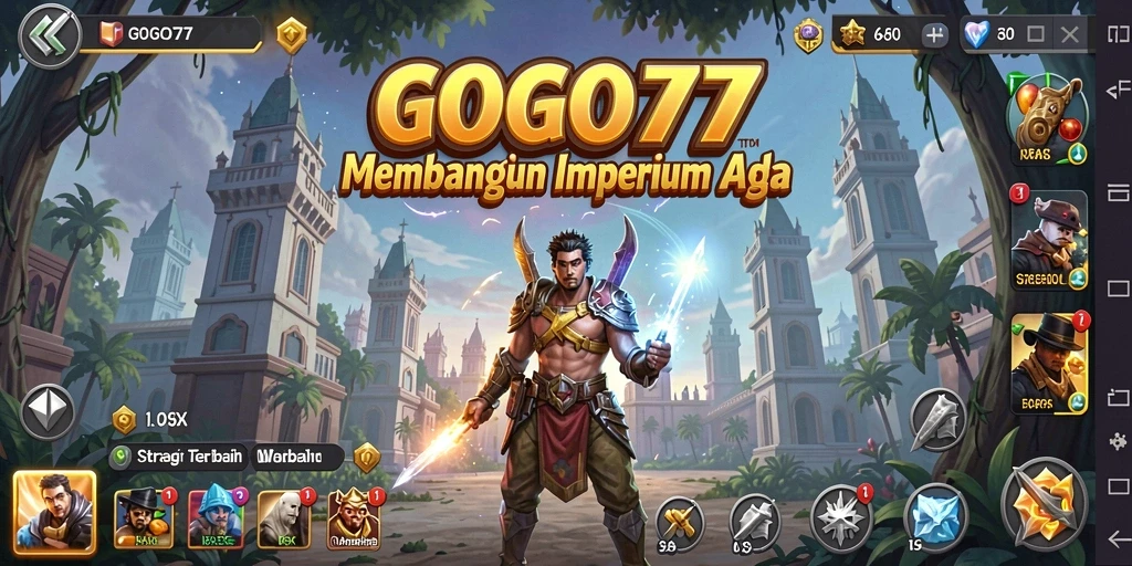 Tampilan gameplay seru di GOGO77 dengan taktik real-time.