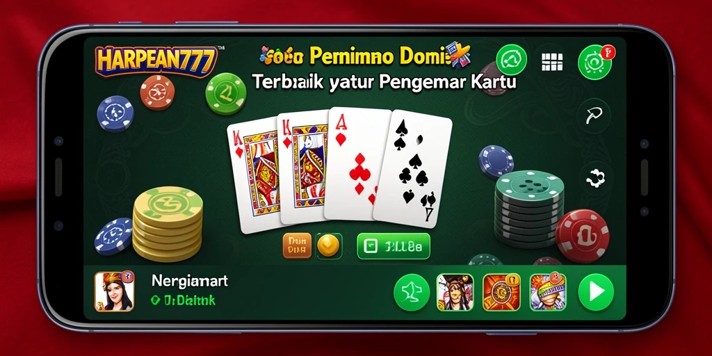 Tangkap momen seru saat bermain Domino di HARAPAN777.