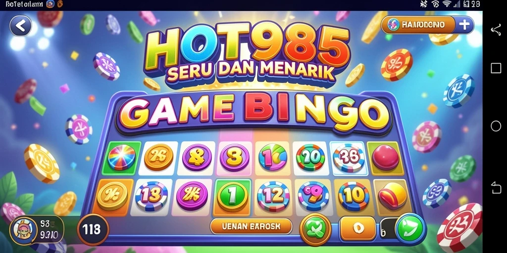 Gameplay HOT985 yang menegangkan dalam permainan Bingo.