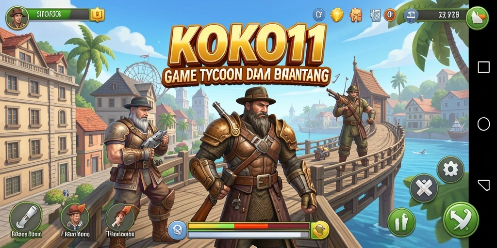 Tampilan menarik dari gameplay KOKO11 yang menantang.