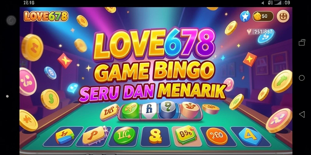 Screenshot gameplay LOVE678 menampilkan suasana seru bermain Bingo.
