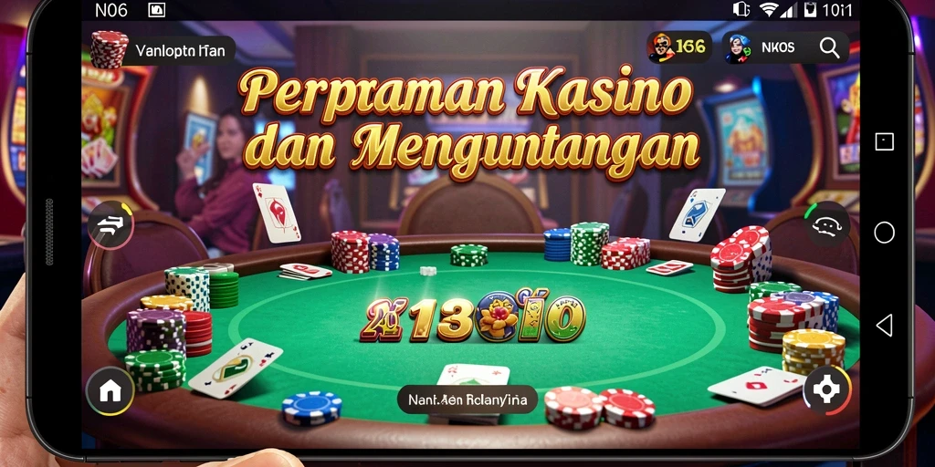Screenshot N06 menampilkan gameplay kasino yang mengasyikkan.