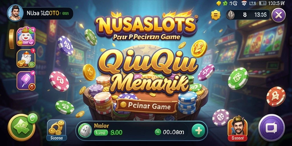 Screenshot gameplay NUSASLOTS menampilkan keseruan bermain QiuQiu.