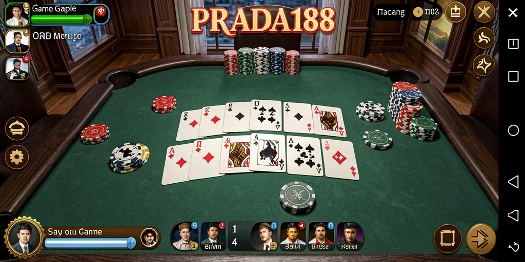 Tampilan gameplay seru dan interaktif dalam PRADA188.