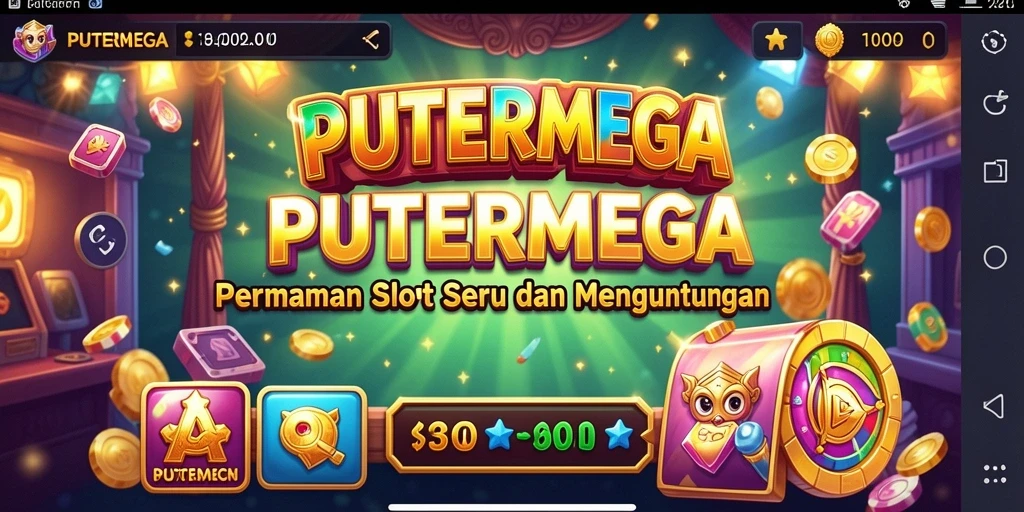 Tampilan menarik dari gameplay Slot PUTERMEGA yang penuh warna.