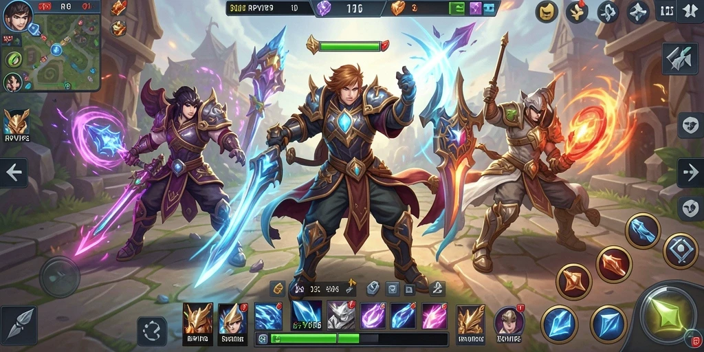 Tampilan gameplay menarik dari RPVIP3 dengan strategi SLG.