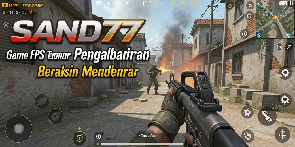 Tampilan mendebarkan dalam game SAND77 saat pertempuran intens.