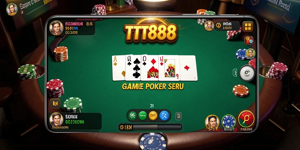 Gameplay menakjubkan TTT888 dalam permainan Poker.