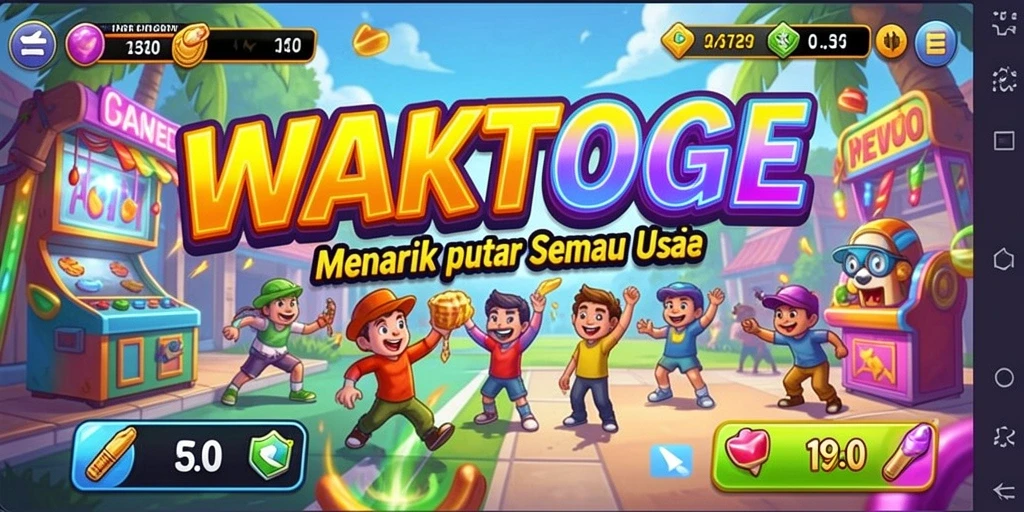 Tampilan seru gameplay WAKTOGEL yang penuh tantangan.